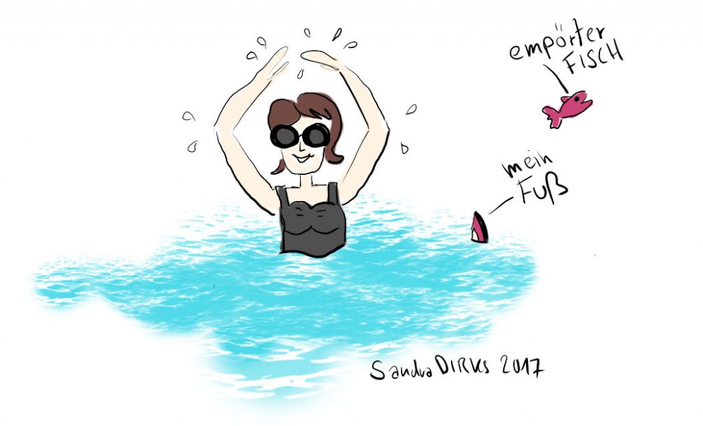 Sandra Dirks - die kleine Wasserballerina